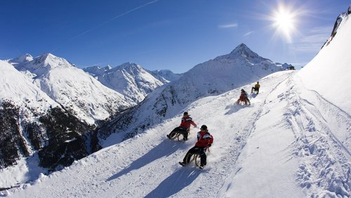 Rodeln in Sölden