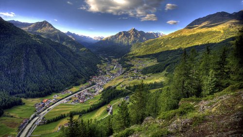 Sölden im Sommer